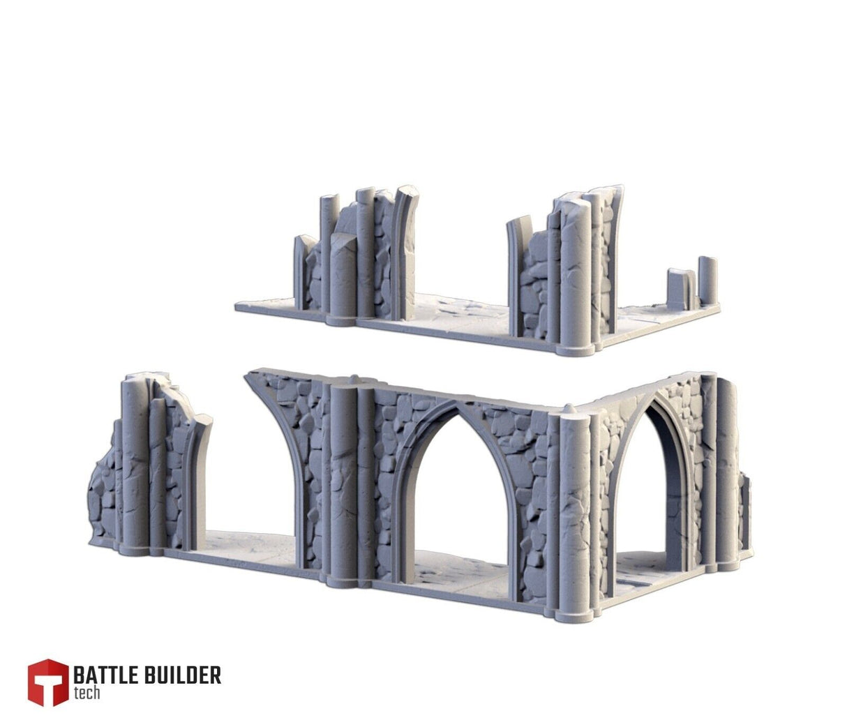 City Ruins - Set 1. WTC compatible competitive tabletop Terrain