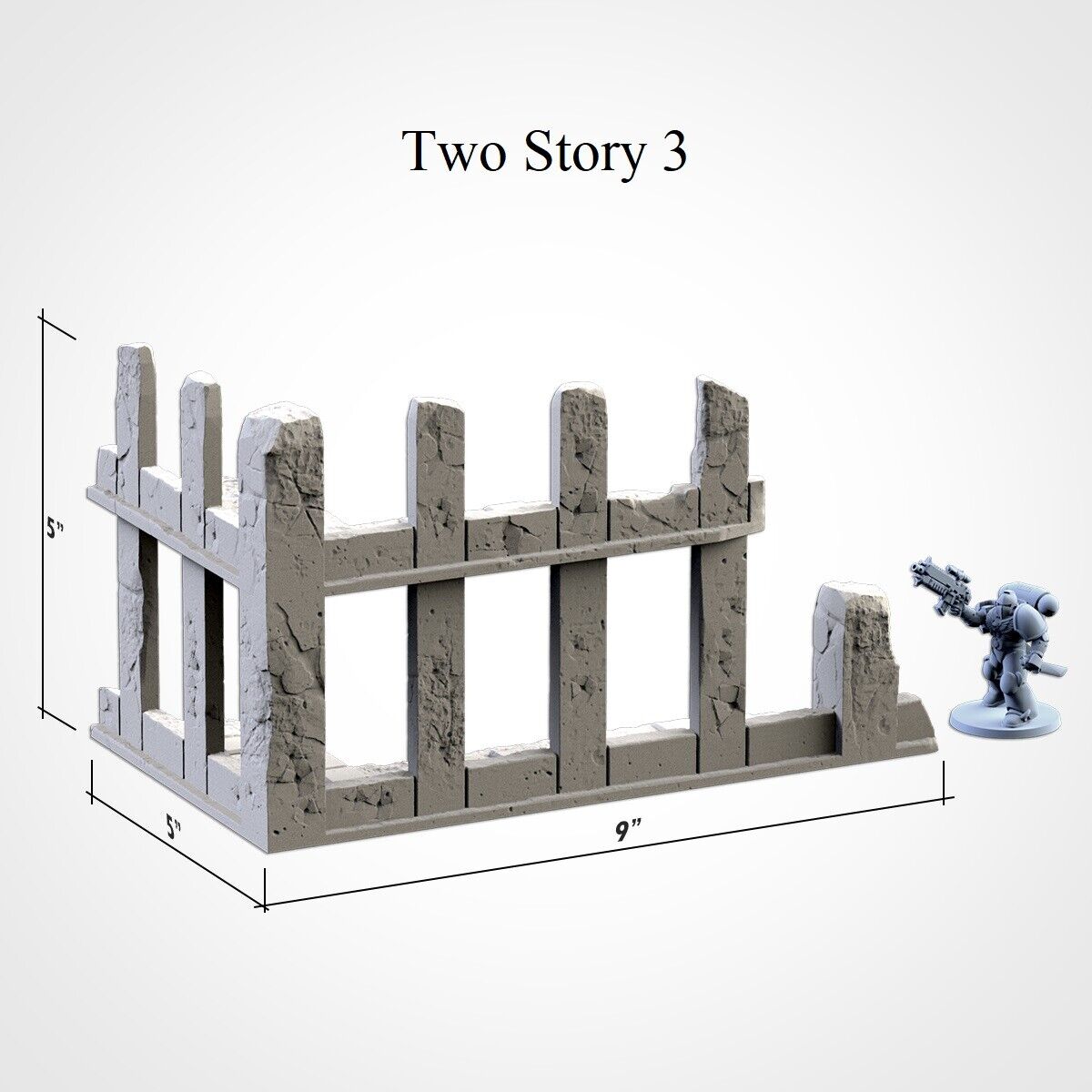 City Ruins - Set 2 WTC compatible competitive tabletop Terrain