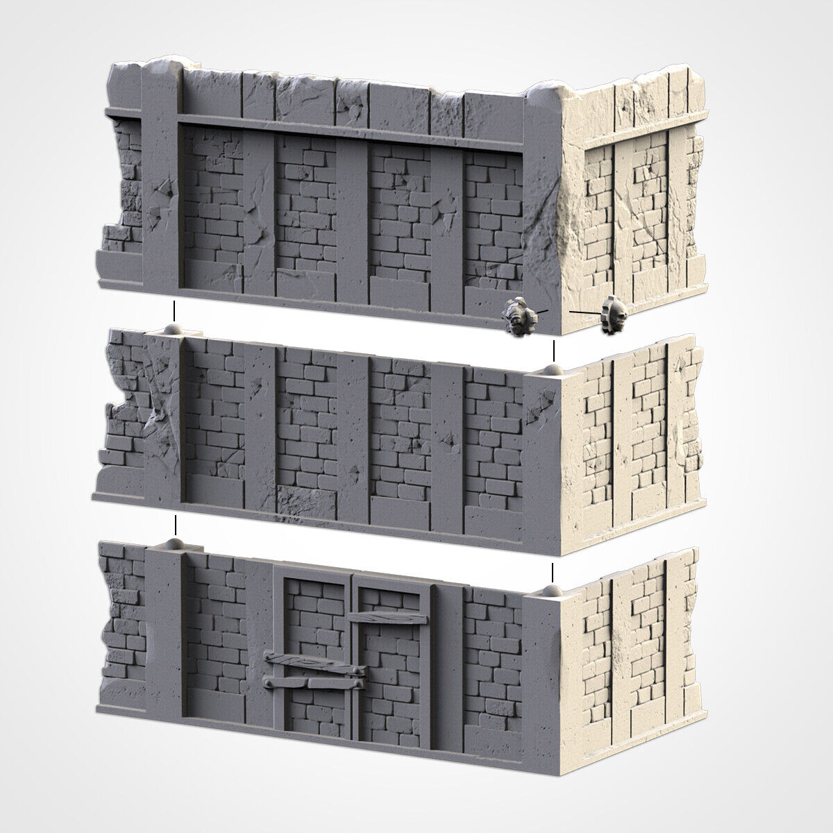 City Ruins - Set 2 WTC compatible competitive tabletop Terrain