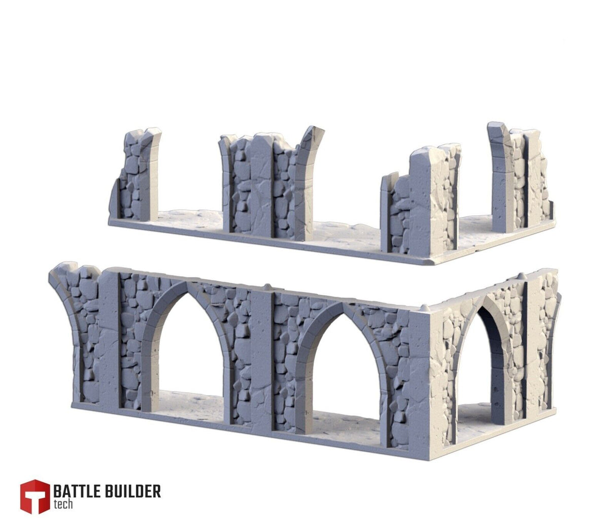 City Ruins - Set 1. WTC compatible competitive tabletop Terrain
