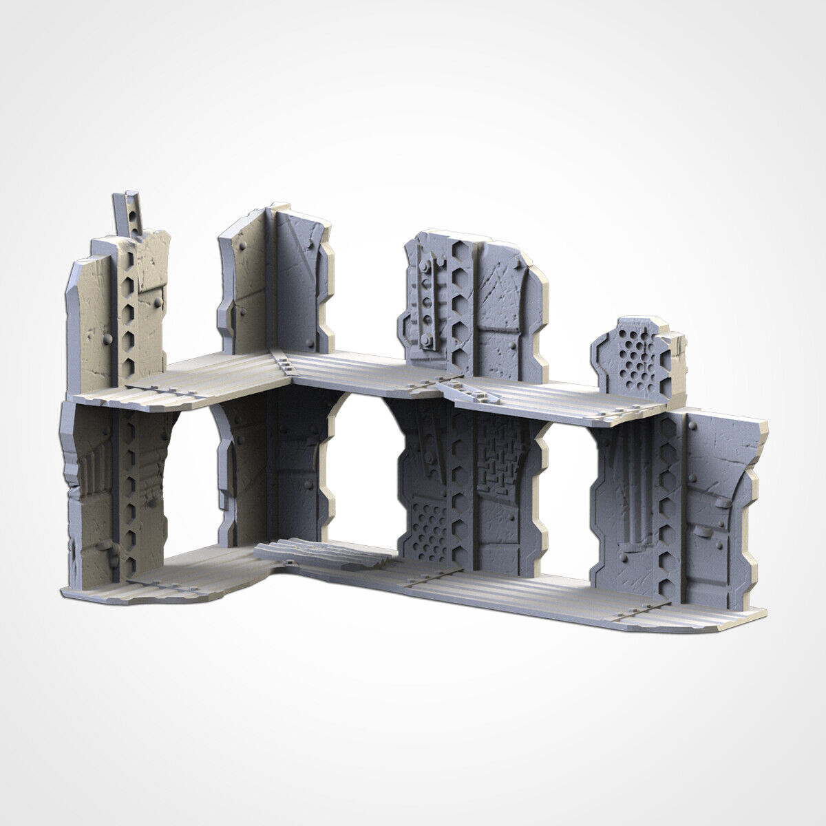 Post Apocalypse Ruins - WTC compatible competitive tabletop Terrain
