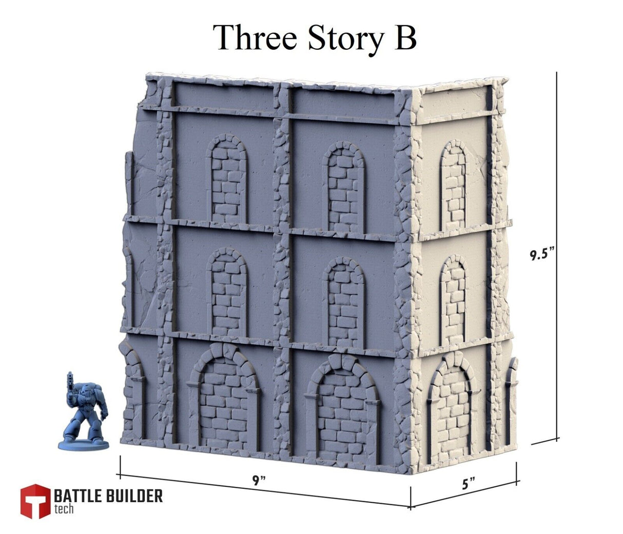 City Ruins - Set 1. WTC compatible competitive tabletop Terrain