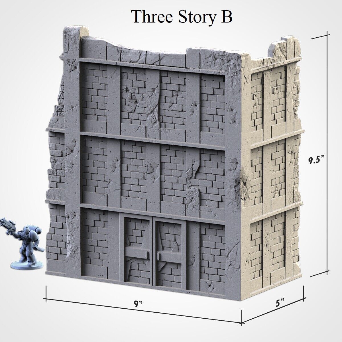City Ruins - Set 2 WTC compatible competitive tabletop Terrain