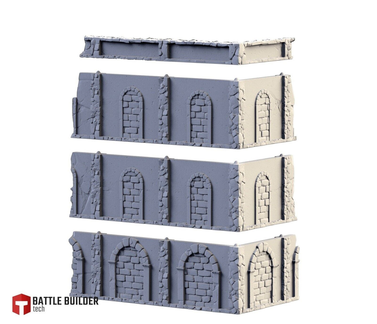 City Ruins - Set 1. WTC compatible competitive tabletop Terrain
