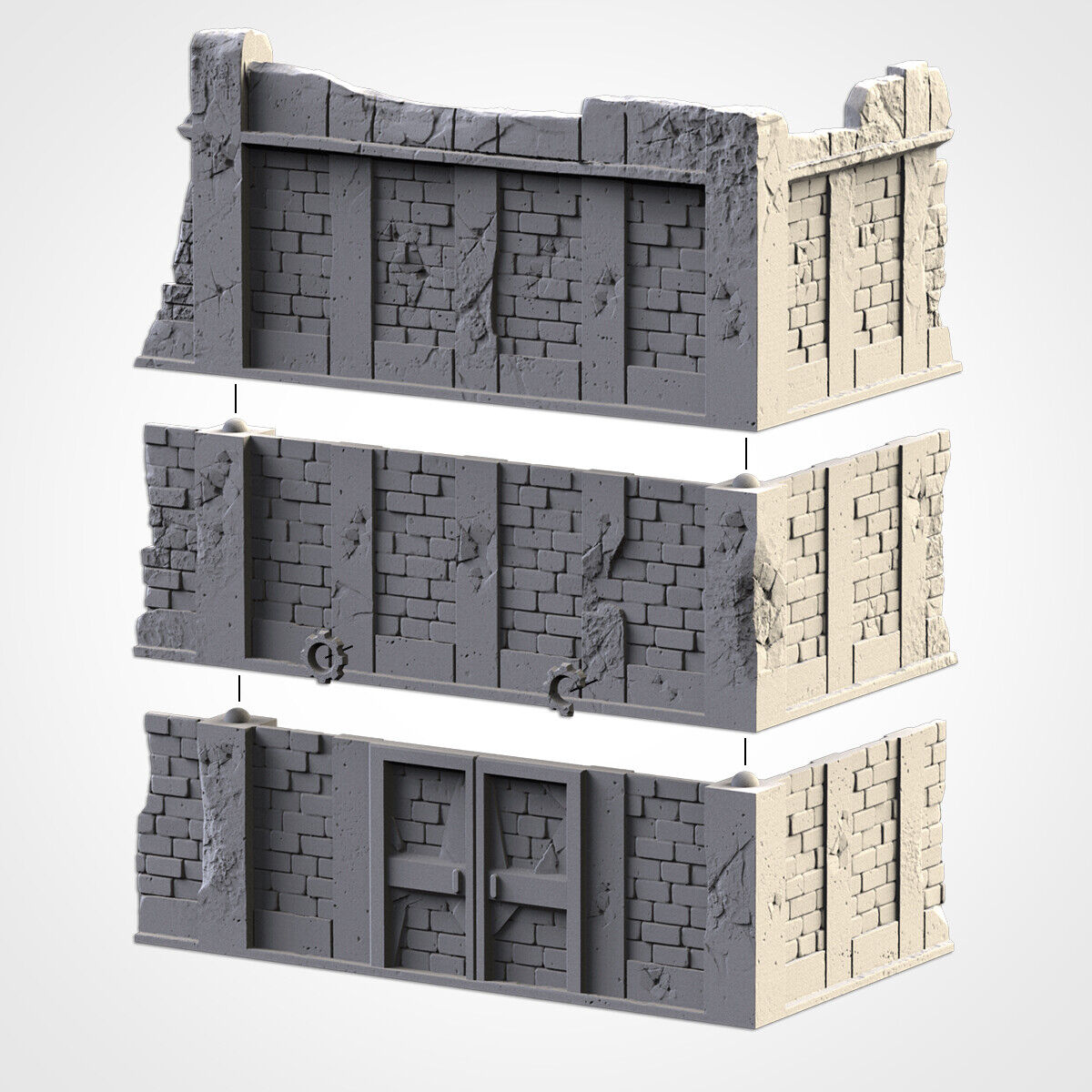 City Ruins - Set 2 WTC compatible competitive tabletop Terrain
