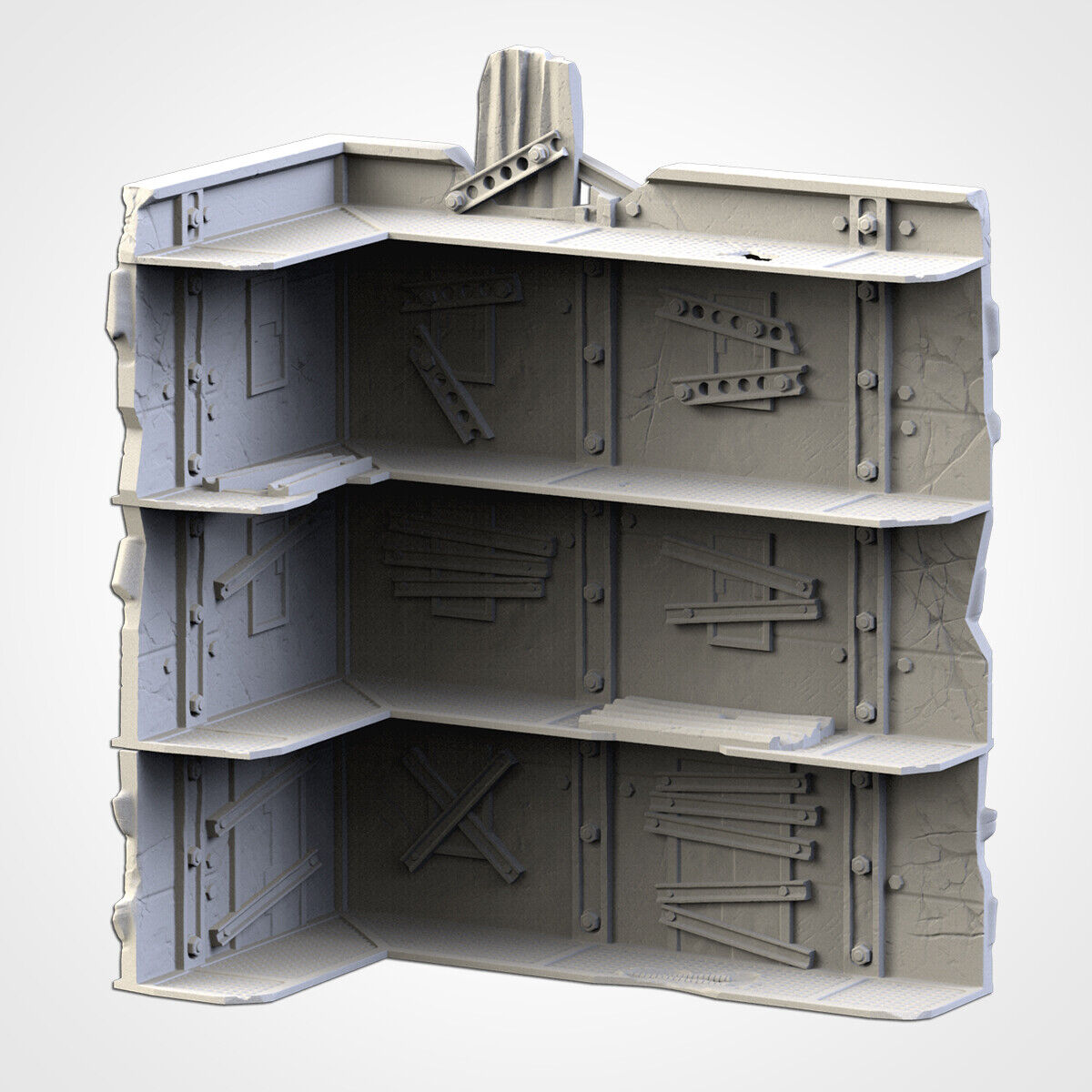 Post Apocalypse Ruins - WTC compatible competitive tabletop Terrain