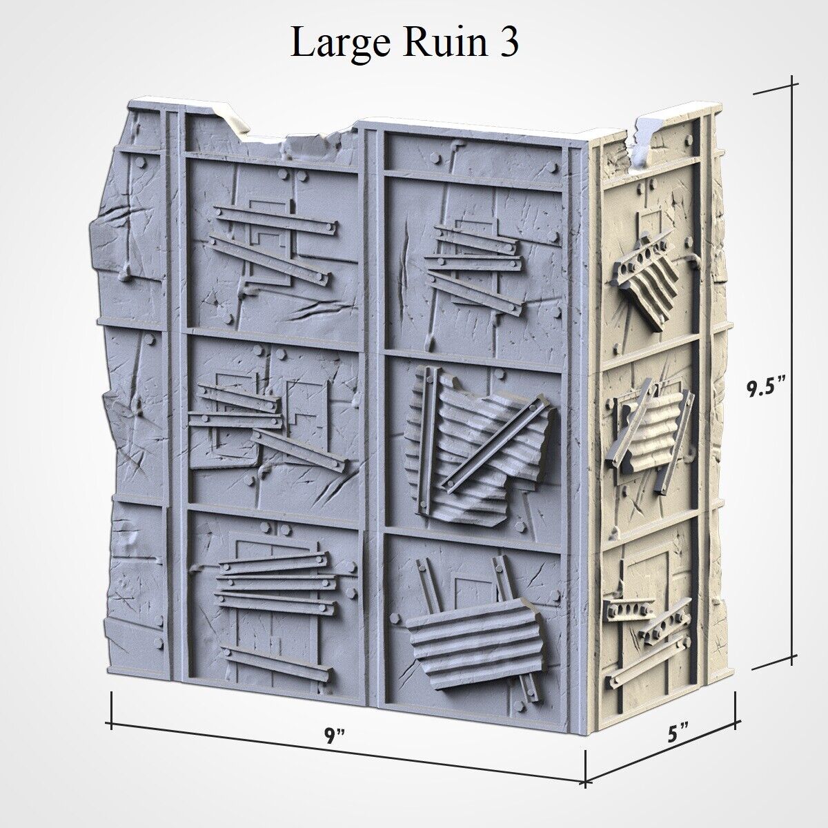 Post Apocalypse Ruins - WTC compatible competitive tabletop Terrain