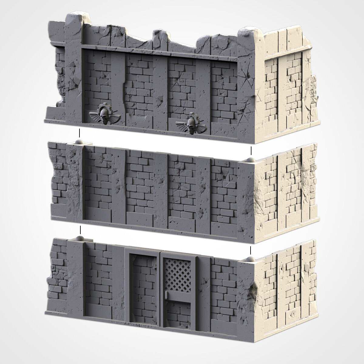 City Ruins - Set 2 WTC compatible competitive tabletop Terrain