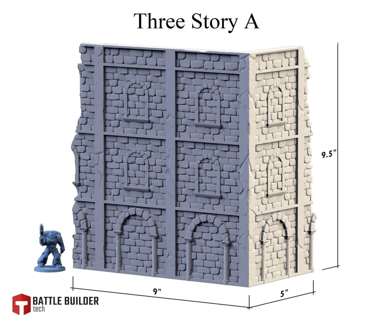 City Ruins - Set 1. WTC compatible competitive tabletop Terrain