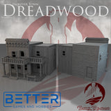 Frontier Town, Building 6 - 28, 15 or 10mm Scale, for Fantasy & Historical RPG