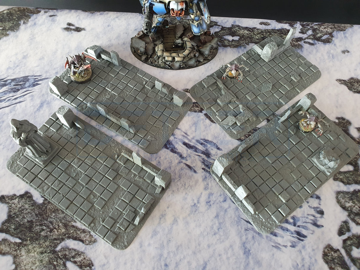 City Ruins - Set 2 WTC compatible competitive tabletop Terrain